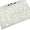 Слайдер фольгированный FOIL 35 (серебро), IBDI Nails id/f35s - фото 550337