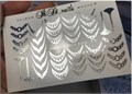 Слайдер фольгированный FOIL 35 (серебро), IBDI Nails id/f35s - фото 550338