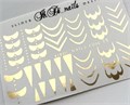 Слайдер фольгированный IBDI Nails FOIL 15 золото id/f15g - фото 550373