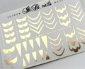 Слайдер фольгированный IBDI Nails FOIL 15 золото id/f15g