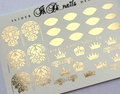 Слайдер фольгированный IBDI Nails FOIL 24 золото id/f24g