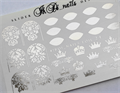 Слайдер фольгированный IBDI Nails FOIL 24 серебро id/f24s - фото 550389