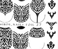Слайдер фольгированный IBDI Nails FOIL 27 черный id/f27h - фото 550394