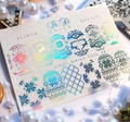 Слайдер фольгированный IBDI Nails FOIL 38 голография id/f38gf