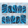 Слайдер-дизайн Fabric (синий шелк), Nail Club nc/sd09