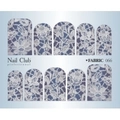 Слайдер-дизайн Fabrik (синее кружево), Nail Club nc/sd13