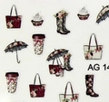 Слайдеры SiNail Аэрография AG №142 SN-AG142