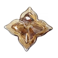 Стаканчик для жидкости Crystal gold, квадратный, с крышкой NAC-80-16