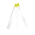 Стекловолокно (Fiberglass) для наращивания ногтей yellow, 10 шт./уп. steklo10yel