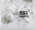 Стразы голографические стеклянные Crystal, SS3 (1,2 мм), 1 440 шт. SS3AB/1440