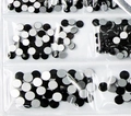 Стразы для ногтей Black Diamond mix размеров SS4-SS16 SS4-SS16BD