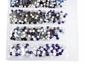 Стразы для ногтей Blue Flame mix размеров AB SS4-SS16 SS4-SS16BF