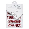Стразы для ногтей Bright Red mix размеров SS4-SS16 SS4-SS14BR - фото 553815