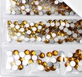 Стразы для ногтей Gold Leaf mix размеров SS4-SS16 SS4-SS16GL
