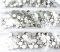 Стразы для ногтей mix размеров SS4-SS16 White Diamond SS4-SS16WD