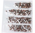 Стразы для ногтей Pink Gold mix размеров SS4-SS16 SS4-SS16PG - фото 553856