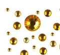 Стразы цветные IRISK Topaz №11 микс размеров, в баночке Д015-13-11