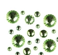 Стразы цветные микс размеров в баночке №10 Peridot Irisk Д015-13-10