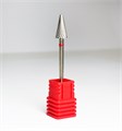 Твердосплавная фреза Robin Nails большой конус 3/32 F RL Ø0,6 см мягкая (красная) насечка gr/MR0613-F - фото 554641