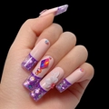 Типсы для аквариумного дизайна Aquarium Nail Tips aqua