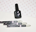 Топ для ногтей Sakura Black dots size L, 8 мл sbdl.