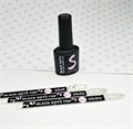 Топ для ногтей Sakura Black dots size L, 8 мл sbdl. - фото 556426