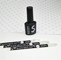 Топ для ногтей Sakura Black dots size L, 8 мл sbdl.
