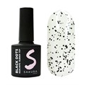 Топ для ногтей Sakura Black dots size M, 8 мл sbdm. - фото 556430