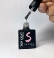 Топ для ногтей Sakura с шиммером 121 , без липкого слоя, 9 мл Top121