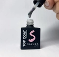 Топ для ногтей Sakura с шиммером 121 , без липкого слоя, 9 мл Top121