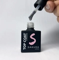 Топ для ногтей Sakura с шиммером 121 , без липкого слоя, 9 мл Top121