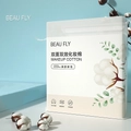 Трехслойные салфетки из натурального хлопка Beau Fly Makeup Cotton, 222 шт. zhk-29001