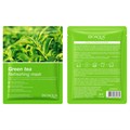 Увлажняющая тканевая маска для лица BIOAQUA Зеленый чай, 25 г BQY81662 - фото 557201