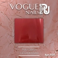 Фольга для дизайна Vogue Nails матовая оранжевая, для литья vg/F017