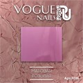 Фольга для дизайна Vogue Nails матовая розовая, для литья vg/F016 - фото 558417