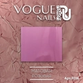 Фольга для дизайна Vogue Nails матовая розовая, для литья vg/F016