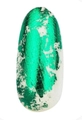 Фольга для дизайна Zoo Nail Art переводная глянцевая зелёная №1421, 4*50 см zn/1421