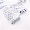 Фольга переводная (4*50см) Zoo Nail Art, новогодняя прозрачная серебро №1452 zn/1452 - фото 558640