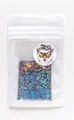 Фольга переводная (4*50см) Zoo Nail Art, новогодняя прозрачная серебро №1452 zn/1452