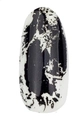 Фольга переводная Zoo Nail Art №1429 матовая чёрная, 4*50 см zn/1429