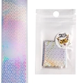 Фольга переводная Zoo Nail Art №1469 хром голография звезда, 4*50 см zn/1469