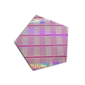 Фольга цветная переводная Решетка фуксия, 1 м 60981