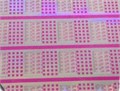 Фольга цветная переводная Решетка фуксия, 1 м 60981 - фото 558844