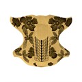 Формы для наращивания Global Fashion металлизированные "Цветок", 10 шт. GF-30-10 - фото 558937