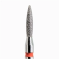 Фреза алмазная Bloom мягкая (красная) насечка, Ø0,18 см, пламя  Bl/56.243.080.18(1)