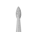 Фреза алмазная IRISK мягкая (красная) насечка, Ø0,21 см, капля  Б807-11-12
