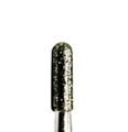 Фреза алмазная Robin Nails средняя (синяя) насечка, Ø0,23 см, цилиндр закругленный gr/A-8