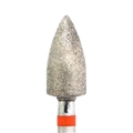 Фреза алмазная КМИЗ мелкая (красная) насечка twin, Ø0,5 см, пуля (почка) Б250.50/м(250)