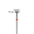 Фреза алмазная КМИЗ, мелкая (красная) насечка, Ø0,5 см, шар (сфера) Б001.50/117941(199) - фото 559987