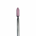 Фреза корундовая Robin Nails розовая, цилиндр заостренный Ø2,8 мм, мелкая зернистость gr/45-42